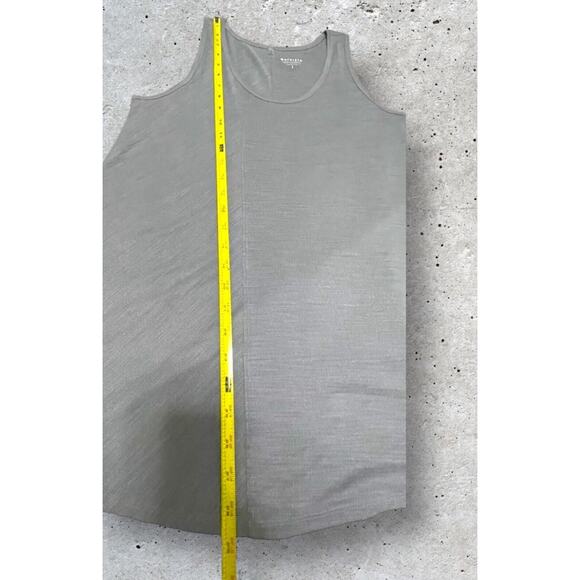 Athleta Women's Light Gray Stripes Sleeveless Breezy Tank Top Size Small - Picture 5 of 7